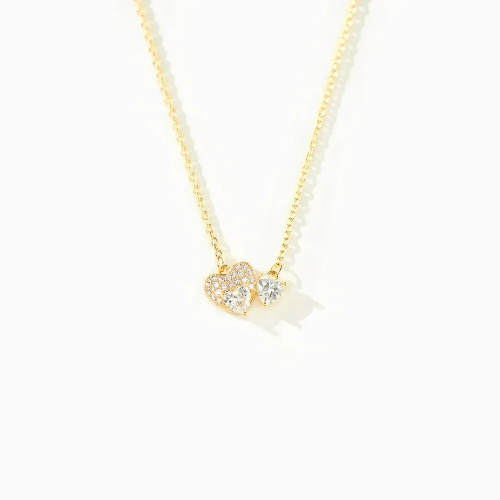18K gold heart pendant